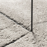 Produktbild för Områdesmattor Oval HUARTE Sand 120 x 170 cm 100% Polyester