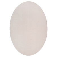 Produktbild för Områdesmattor Oval HUARTE Sand 140 x 200 cm 100% Polyester