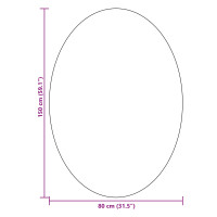 Produktbild för Områdesmattor Oval HUARTE Sand 140 x 200 cm 100% Polyester