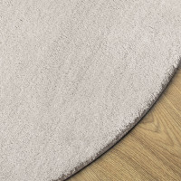 Produktbild för Områdesmattor Oval HUARTE Sand 160 x 230 cm 100% Polyester