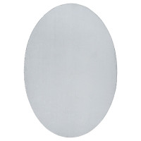 Produktbild för Områdesmattor Oval HUARTE Grå 140 x 200 cm 100% Polyester
