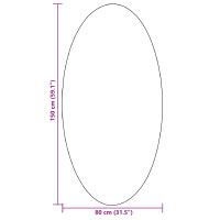 Produktbild för Områdesmattor Oval HUARTE Skogsgrön 80 x 150 cm 100% Polyester