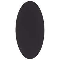 Produktbild för Områdesmattor Oval HUARTE Svart 80 x 150 cm 100% Polyester