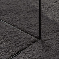 Produktbild för Områdesmattor HUARTE Antracit 100 x 200 cm Polyester