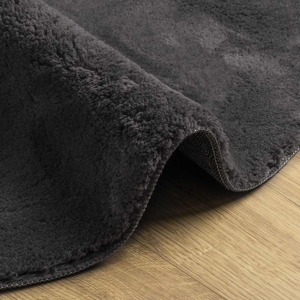 Produktbild för Områdesmattor HUARTE Antracit 140 x 200 cm Polyester
