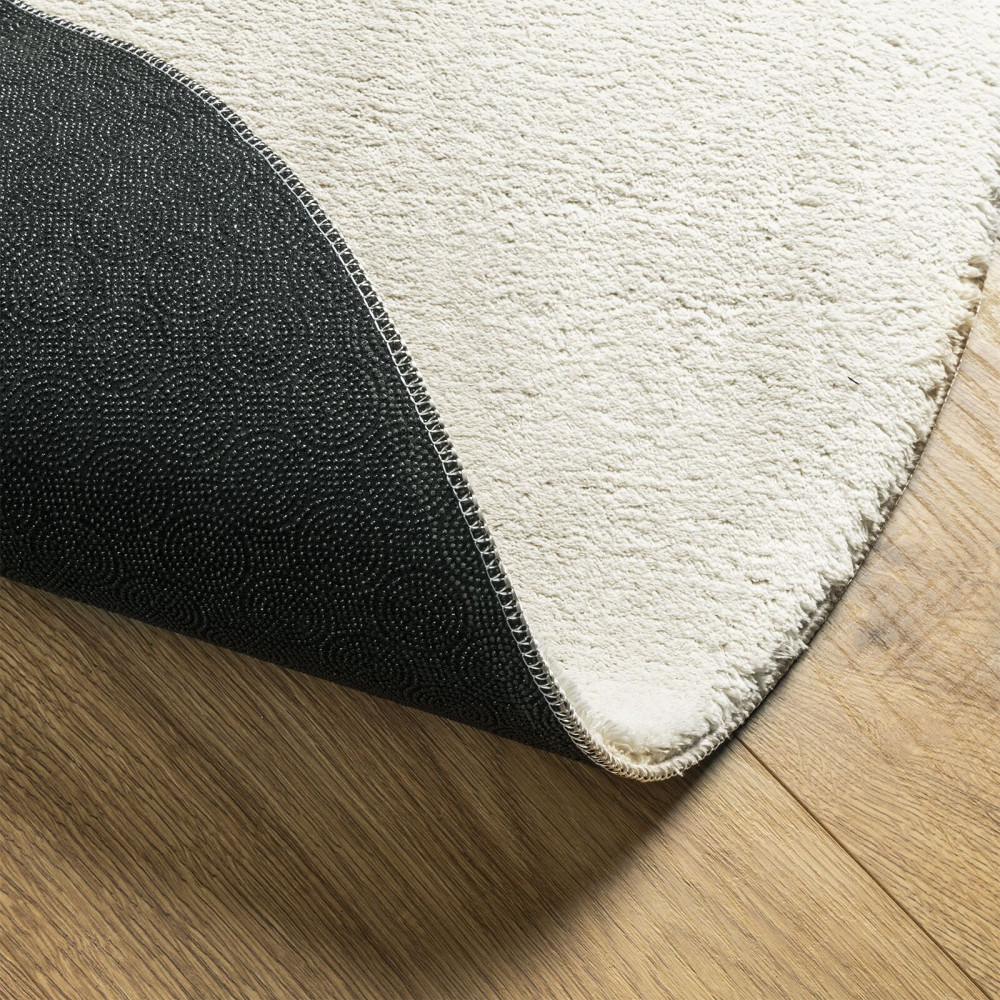 Produktbild för Områdesmattor HUARTE Kräm 100 x 200 cm Polyester