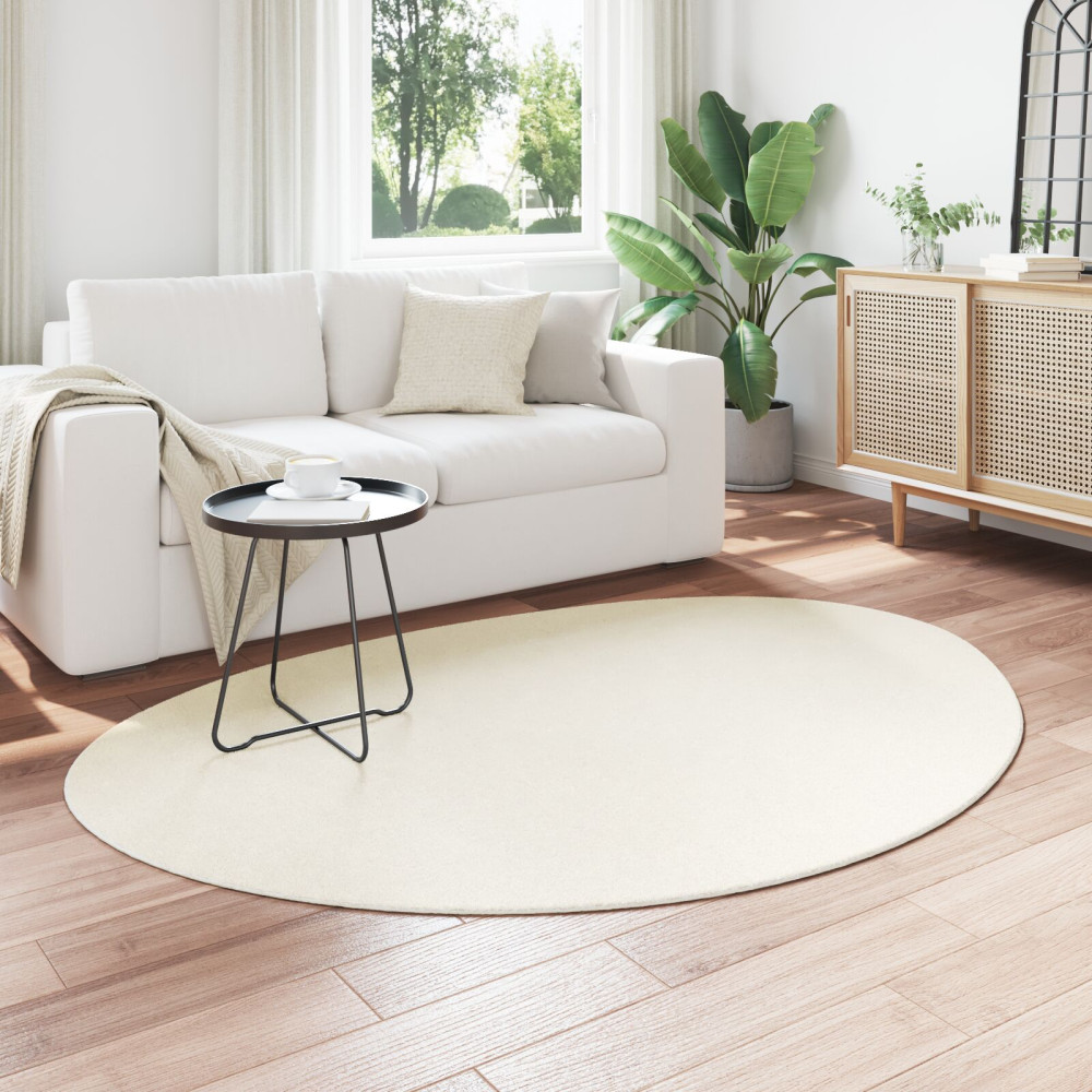 Produktbild för Områdesmattor HUARTE Kräm 120 x 170 cm Polyester
