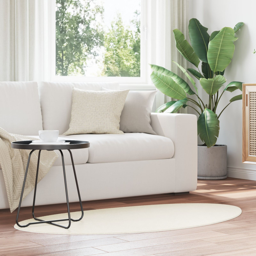 Produktbild för Områdesmattor HUARTE Kräm 160 x 230 cm Polyester