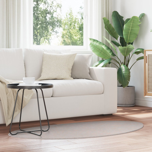 vidaXL Områdesmattor HUARTE Sand 80 x 150 cm Polyester - Mattor