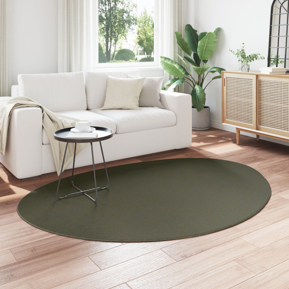 Produktbild för Områdesmattor HUARTE Skoggrön 140 x 200 cm Polyester