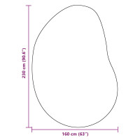 Produktbild för Områdesmattor HUARTE Antracit 160 x 230 cm Polyester