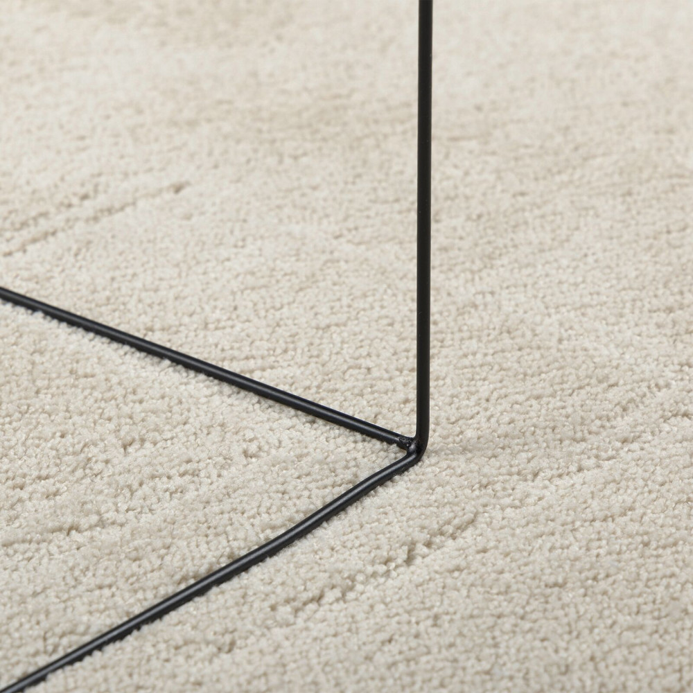 Produktbild för Områdesmattor HUARTE Beige 140 x 200 cm Polyester
