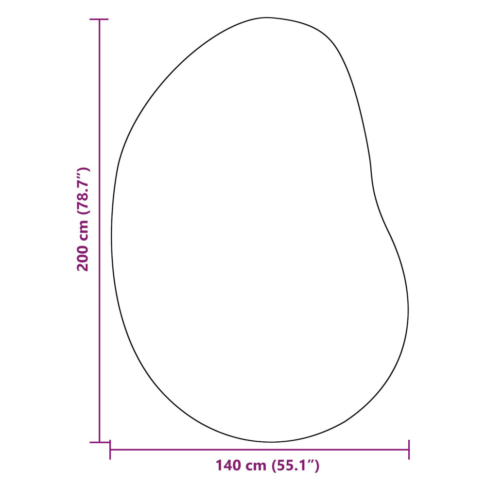 Produktbild för Områdesmattor HUARTE Beige 140 x 200 cm Polyester