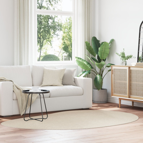 vidaXL Områdesmattor HUARTE Beige 160 x 230 cm Polyester - Mattor