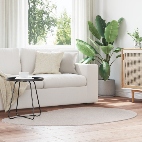 vidaXL Områdesmattor HUARTE Sand 120 x 170 cm Polyester - Mattor