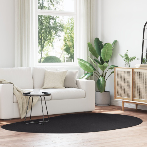 vidaXL Områdesmattor HUARTE Svart 160 x 230 cm Polyester