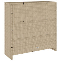 Produktbild för Förvaringsskåp med hylla Beige 100 x 36 x 102 cm Rotting