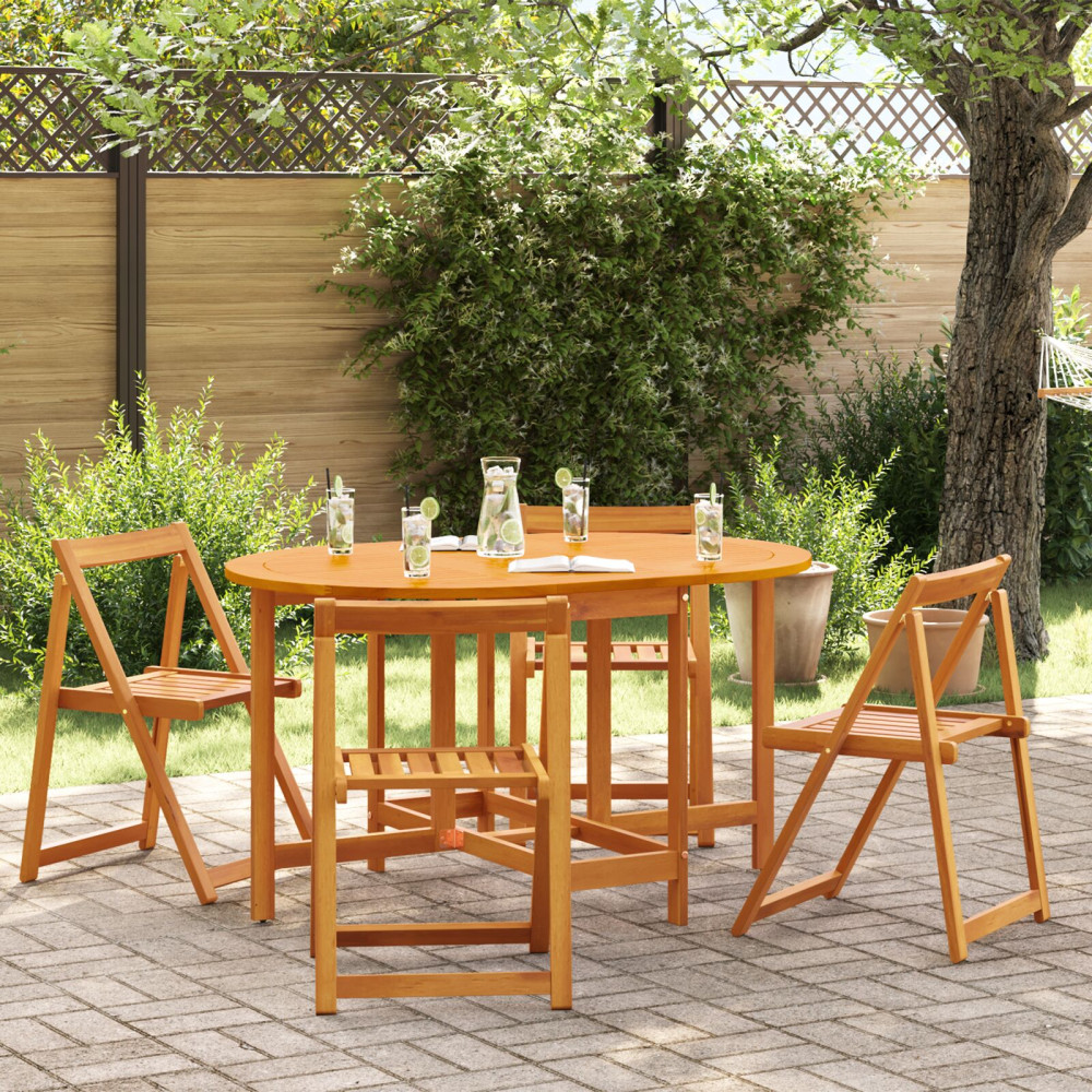 Produktbild för Trädgårdsbord Brun 110 x 60 x 72 cm Massivt Akaciaträ