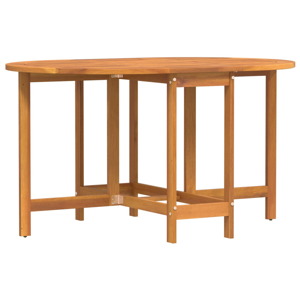 Produktbild för Trädgårdsbord Brun 110 x 60 x 72 cm Massivt Akaciaträ