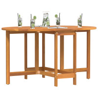 Produktbild för Trädgårdsbord Brun 110 x 60 x 72 cm Massivt Akaciaträ