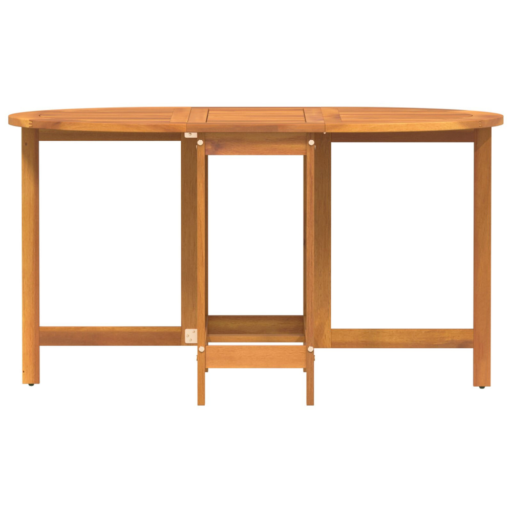 Produktbild för Trädgårdsbord Brun 110 x 60 x 72 cm Massivt Akaciaträ