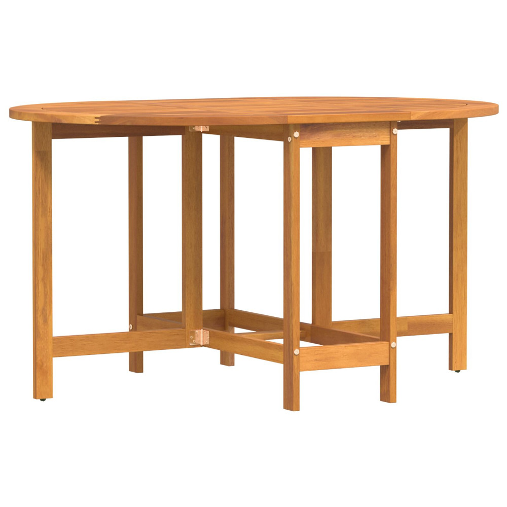 Produktbild för Trädgårdsbord Brun 110 x 60 x 72 cm Massivt Akaciaträ