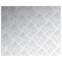 Produktbild för Trappsteg Rektangulär 4 pcs Silver 60 x 50 cm Aluminium