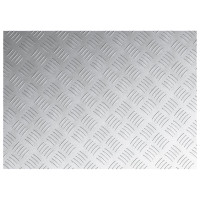 Produktbild för Trappsteg Rektangulär 2 pcs Silver 70 x 50 cm Aluminium