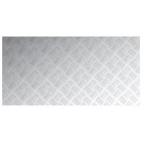 Produktbild för Trappsteg Rektangulär 2 pcs Silver 100 x 50 cm Aluminium