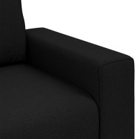 Produktbild för Soffstol Svart 100 cm tyg