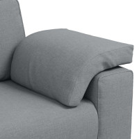 Produktbild för Tvåsitssoffa Ljusgrå 180 cm tyg