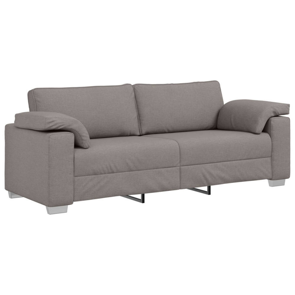 Produktbild för 3-Sits soffa Taupe 220 cm tyg