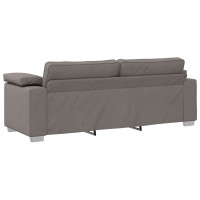 Produktbild för 3-Sits soffa Taupe 220 cm tyg