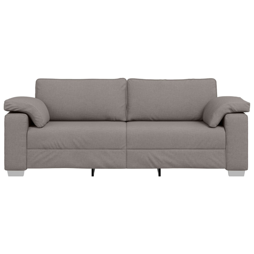 Produktbild för 3-Sits soffa Taupe 220 cm tyg