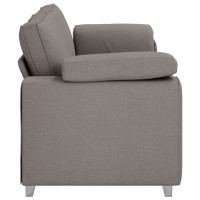 Produktbild för 3-Sits soffa Taupe 220 cm tyg