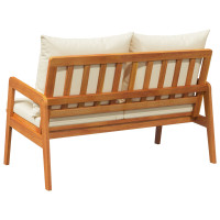 Produktbild för Trädgårdsbänk Olivenatur 115 x 65 x 71 cm Massivt Akaciaträ