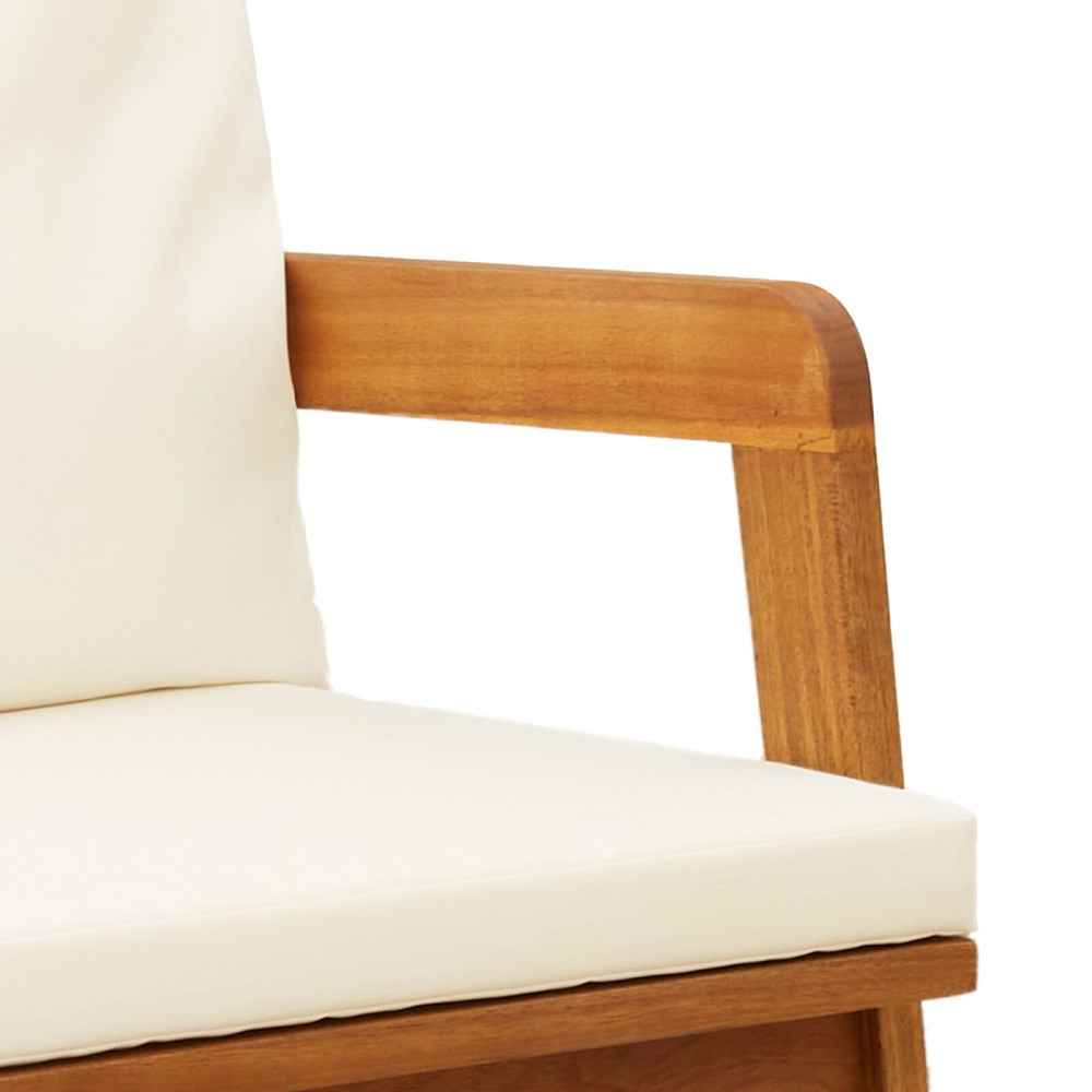 Produktbild för Trädgårdsbänk Olivenatur 115 x 65 x 71 cm Massivt Akaciaträ