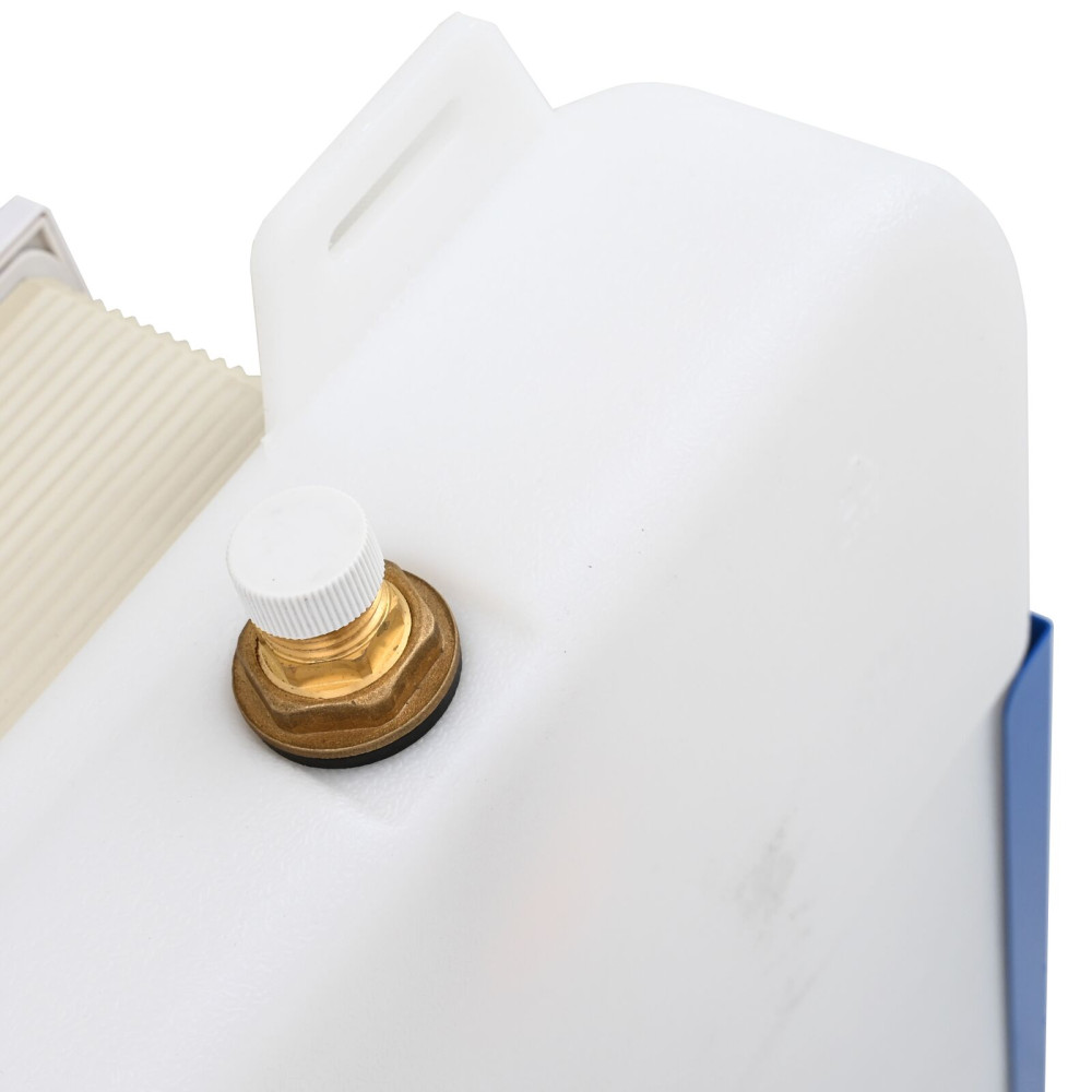 Produktbild för Cistern Ram med lagring Vit 50 x 8 x 131 cm Stål
