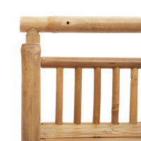 Produktbild för Vägg hylla med hylla Naturfärg 40 x 13 x 44 cm Bambu