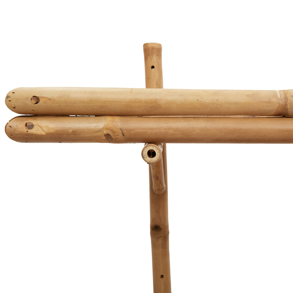 Produktbild för Vägg hylla med hylla Väggmonterad Brun 39 x 26 x 60 cm Bambu