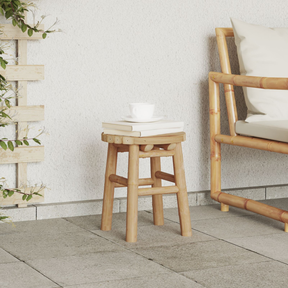 Produktbild för Pall Naturlig bambu 30 x 30 x 36 cm Bambu