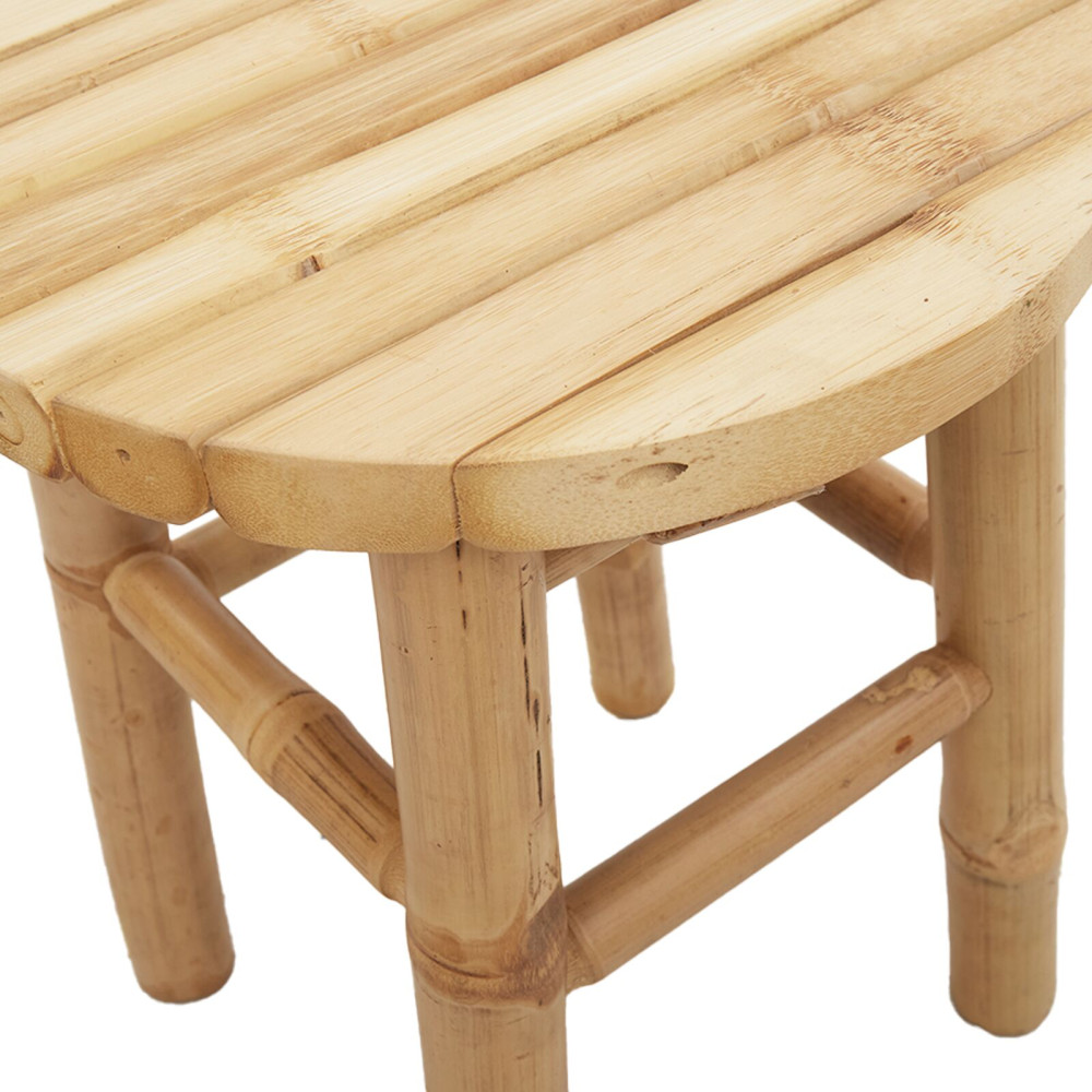 Produktbild för Pall Naturlig bambu 30 x 30 x 36 cm Bambu