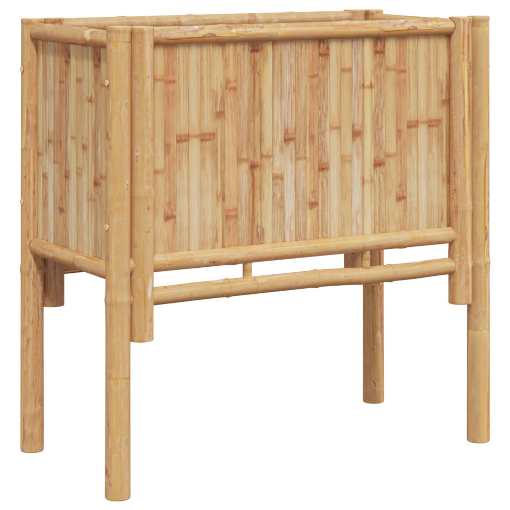 Produktbild för Höjd bädd Brun 70 x 35 x 70 cm Bambu