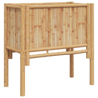 Produktbild för Höjd bädd Brun 70 x 35 x 70 cm Bambu