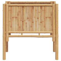 Produktbild för Höjd bädd Brun 70 x 35 x 70 cm Bambu