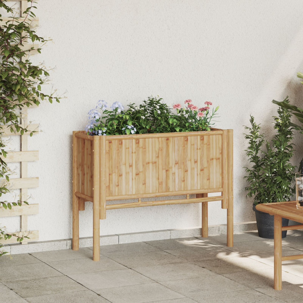 Produktbild för Höjd bädd Brun 90 x 35 x 70 cm Bambu