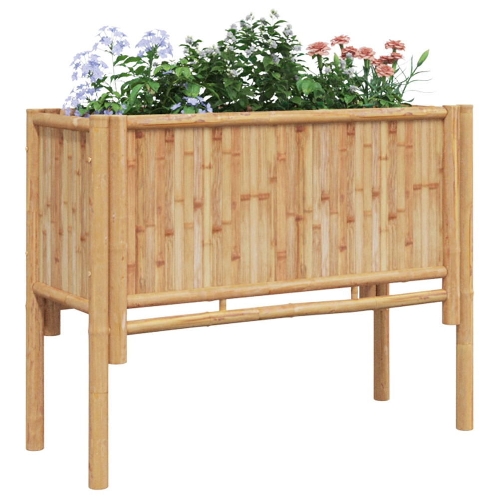 Produktbild för Höjd bädd Brun 90 x 35 x 70 cm Bambu