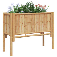 Produktbild för Höjd bädd Brun 90 x 35 x 70 cm Bambu