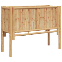 Produktbild för Höjd bädd Brun 90 x 35 x 70 cm Bambu