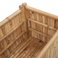 Produktbild för Höjd bädd Brun 90 x 35 x 70 cm Bambu